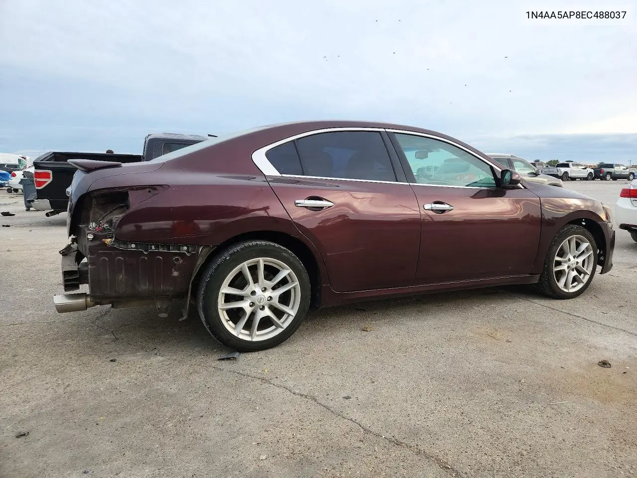 2014 NISSAN MAXIMA VIN 1N4AA5AP8EC488037 — фото 3