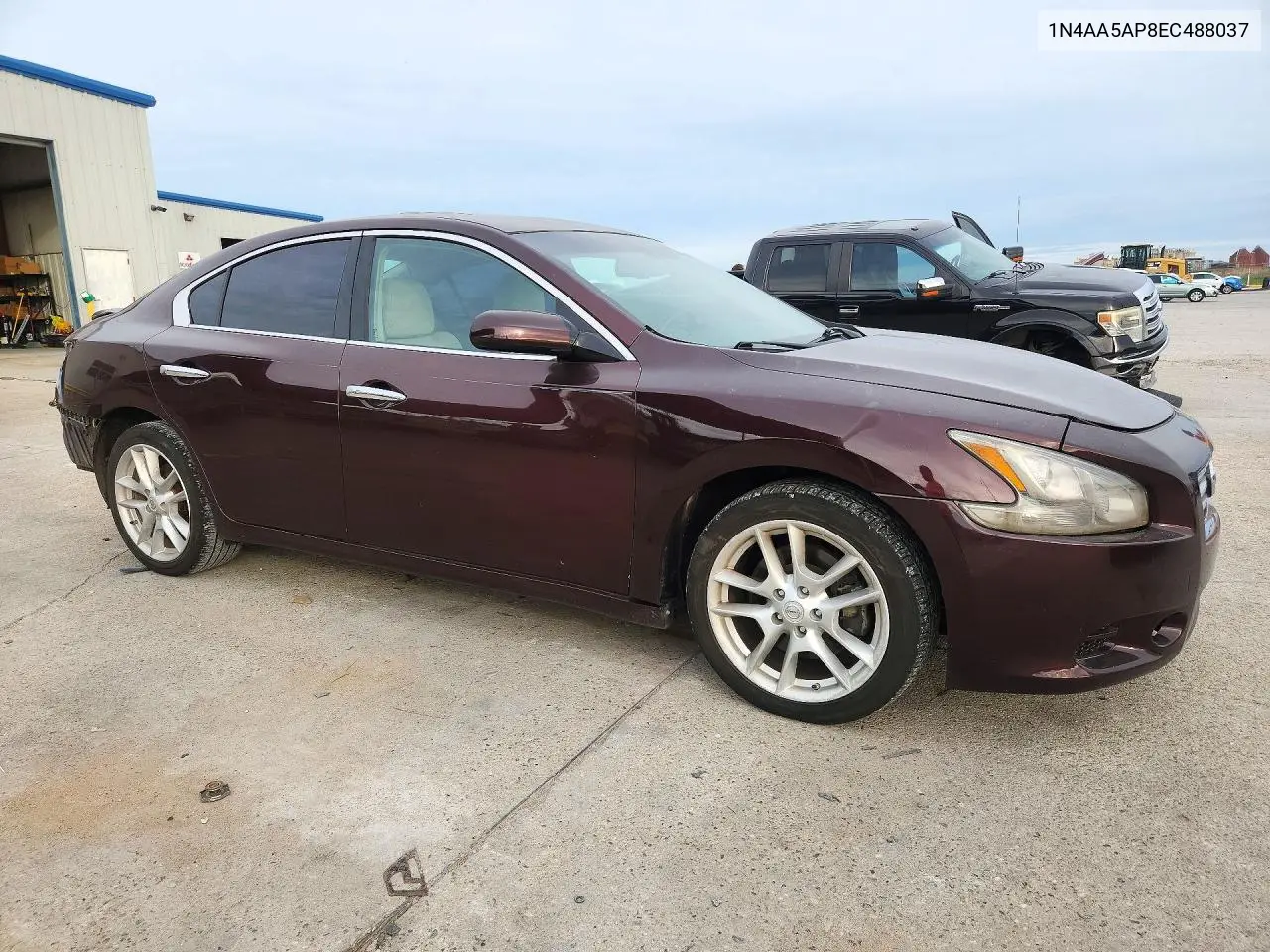 2014 NISSAN MAXIMA VIN 1N4AA5AP8EC488037 — фото 4