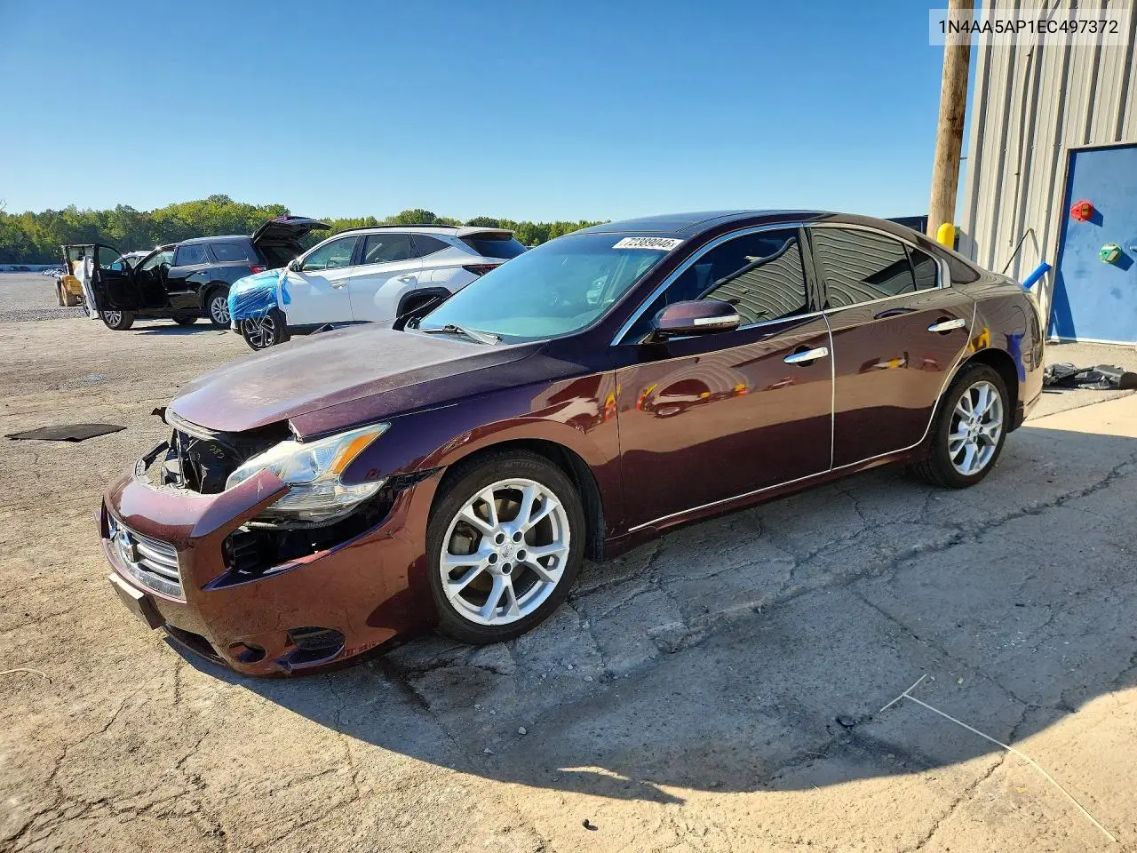 NISSAN MAXIMA 2014, VIN 1N4AA5AP1EC497372