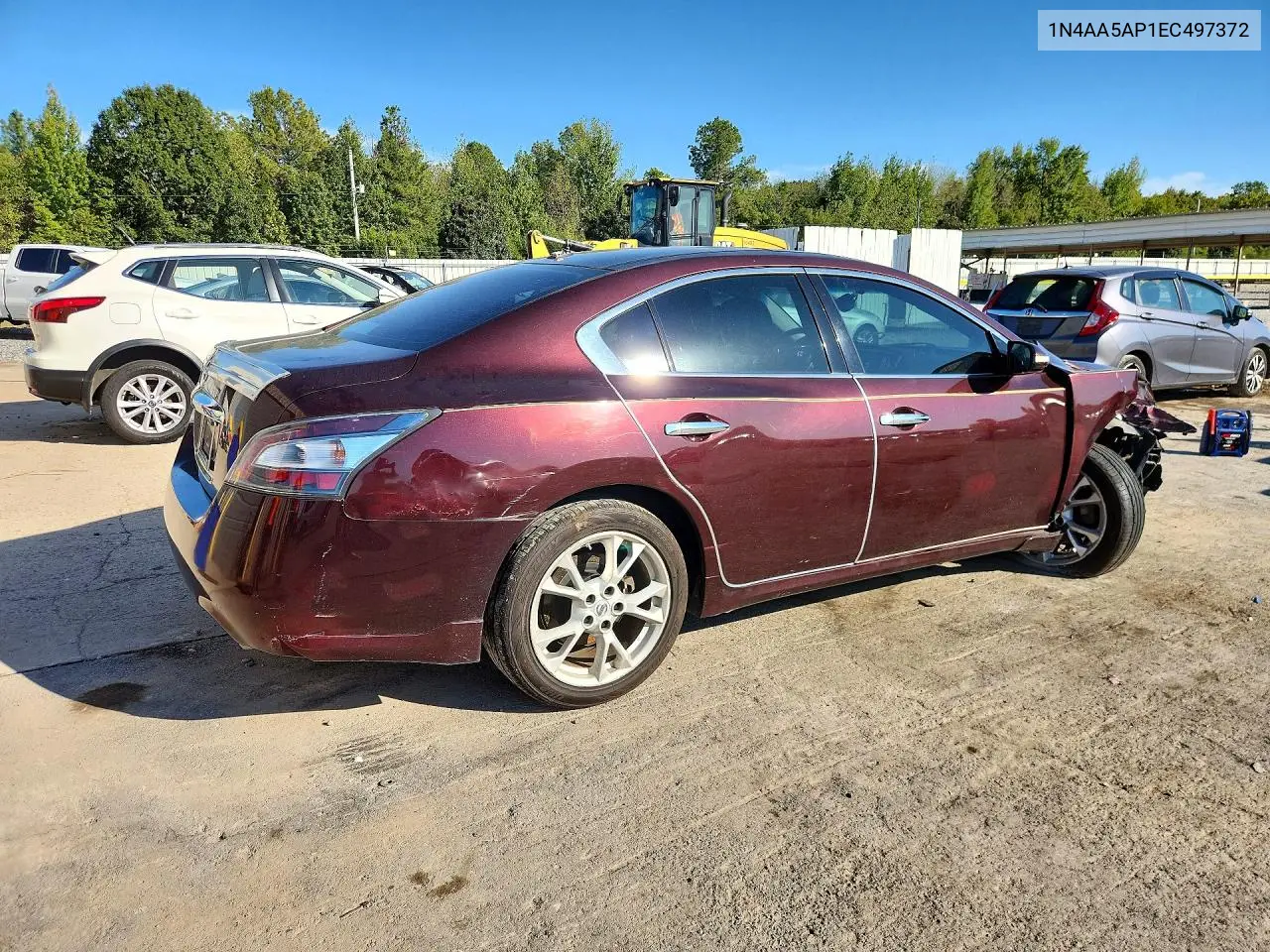 2014 NISSAN MAXIMA VIN 1N4AA5AP1EC497372 — фото 3