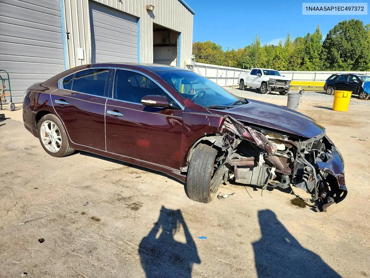 2014 NISSAN MAXIMA VIN 1N4AA5AP1EC497372 — фото 4