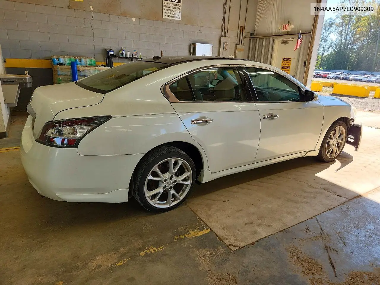 2014 NISSAN MAXIMA VIN 1N4AA5AP7EC909309 — фото 3