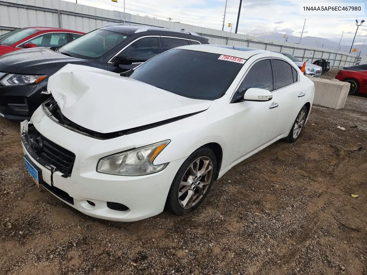 NISSAN MAXIMA 2014, VIN 1N4AA5AP6EC467980