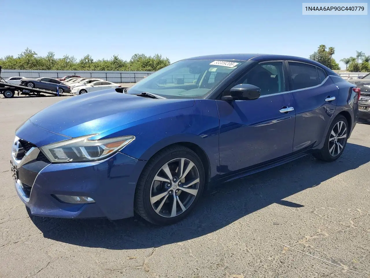 NISSAN MAXIMA 2016, VIN 1N4AA6AP9GC440779