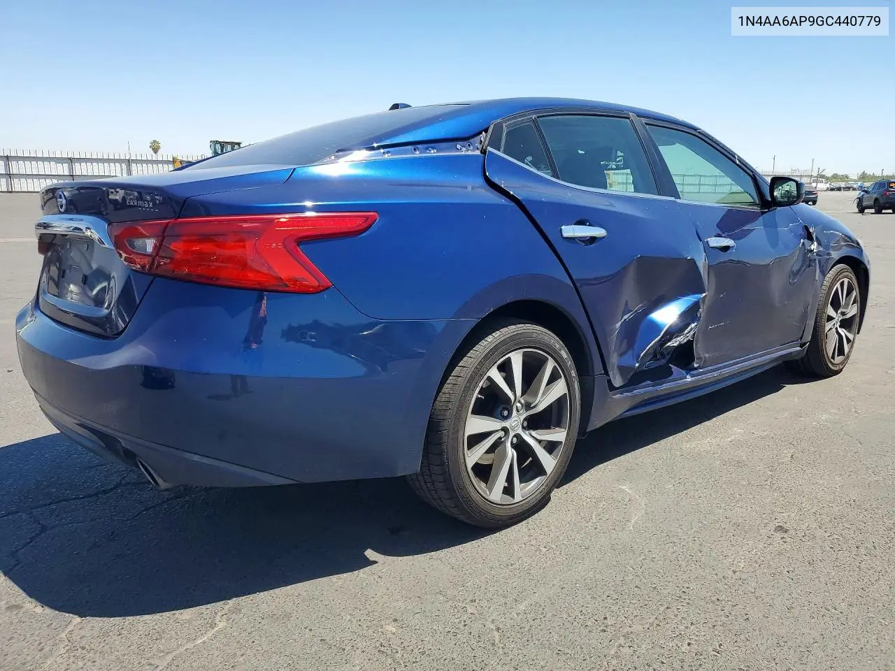2016 NISSAN MAXIMA VIN 1N4AA6AP9GC440779 — фото 3