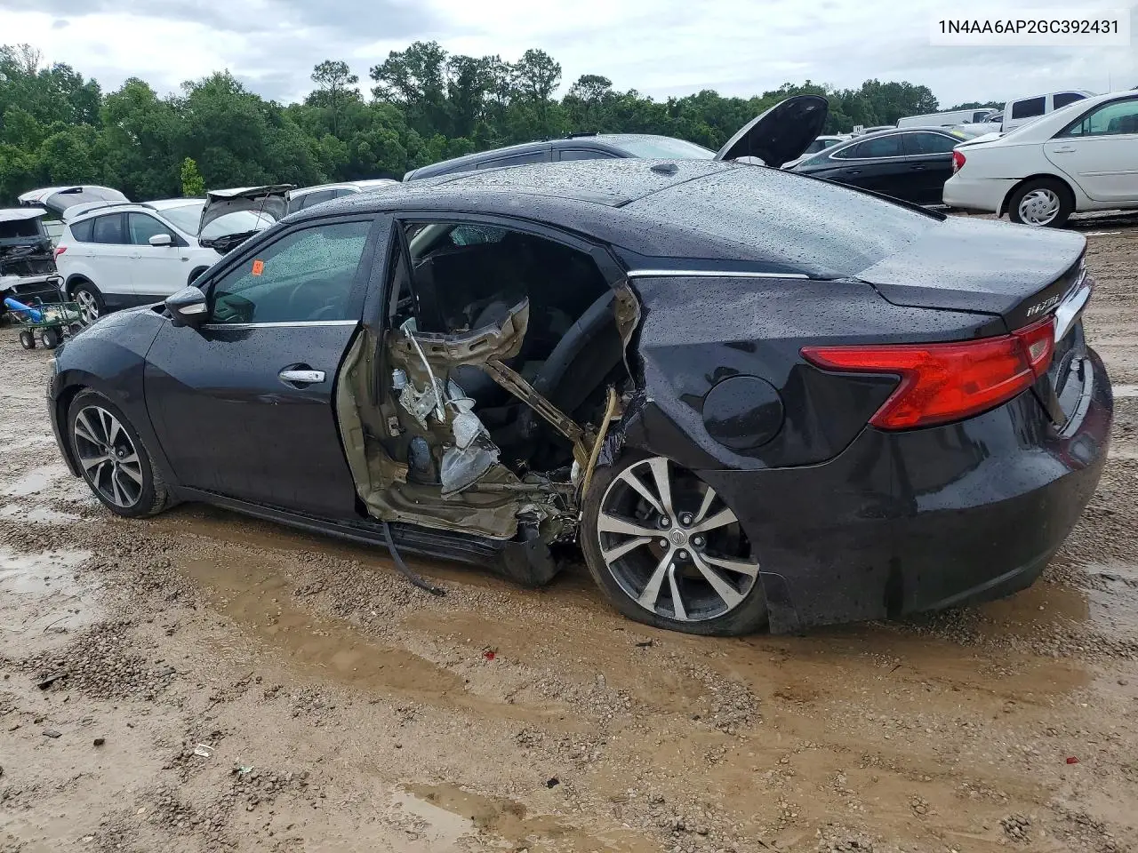 2016 NISSAN MAXIMA VIN 1N4AA6AP2GC392431 — фото 2