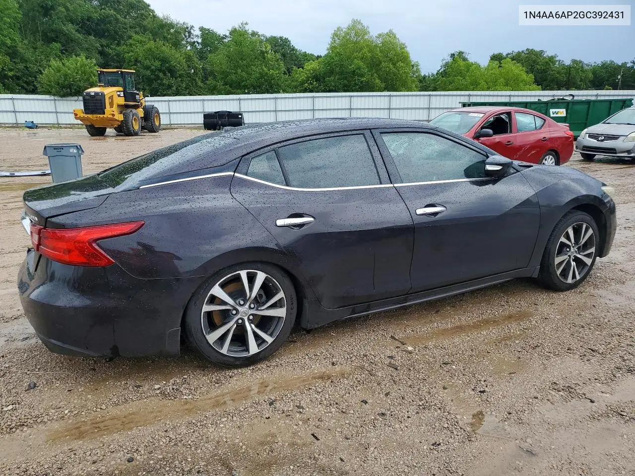 2016 NISSAN MAXIMA VIN 1N4AA6AP2GC392431 — фото 3