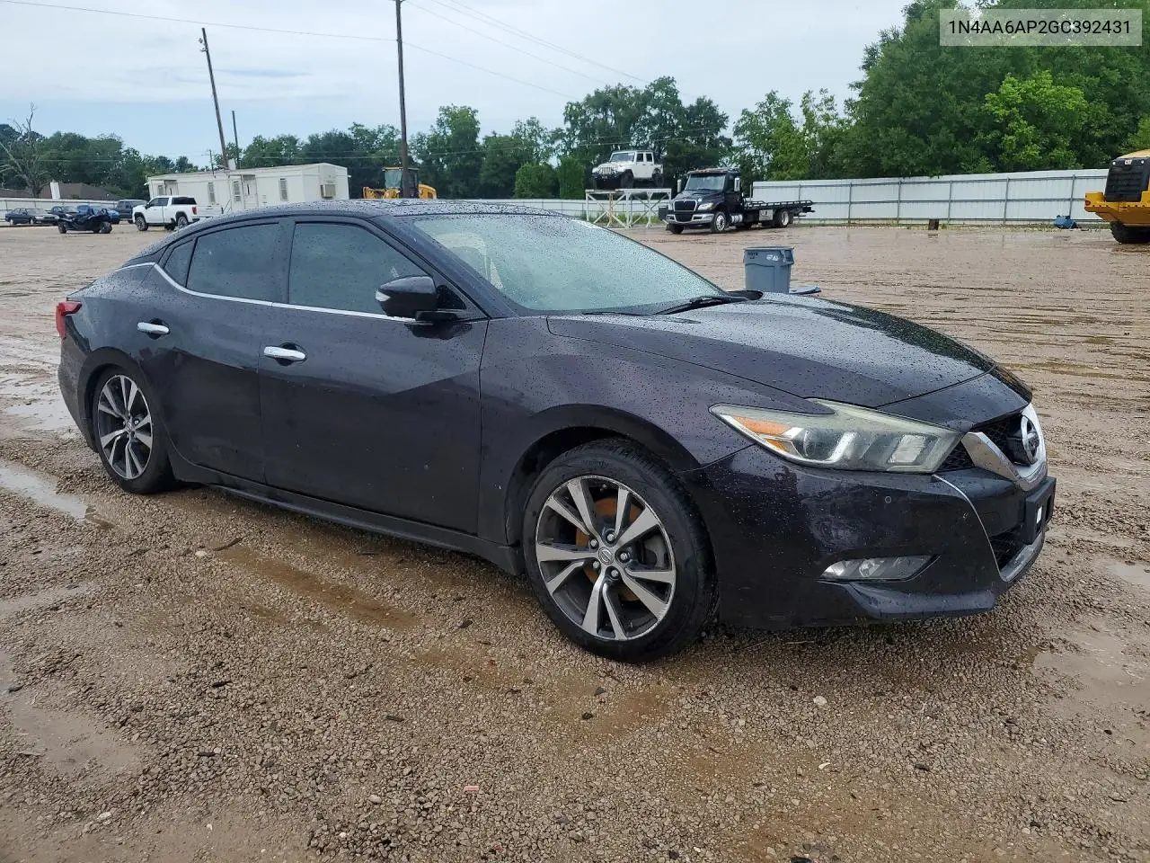 2016 NISSAN MAXIMA VIN 1N4AA6AP2GC392431 — фото 4