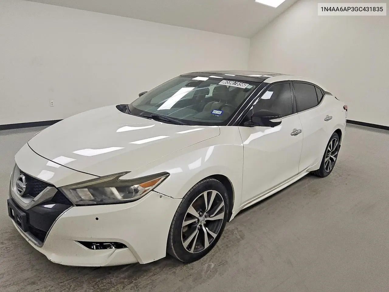 NISSAN MAXIMA 2016, VIN 1N4AA6AP3GC431835