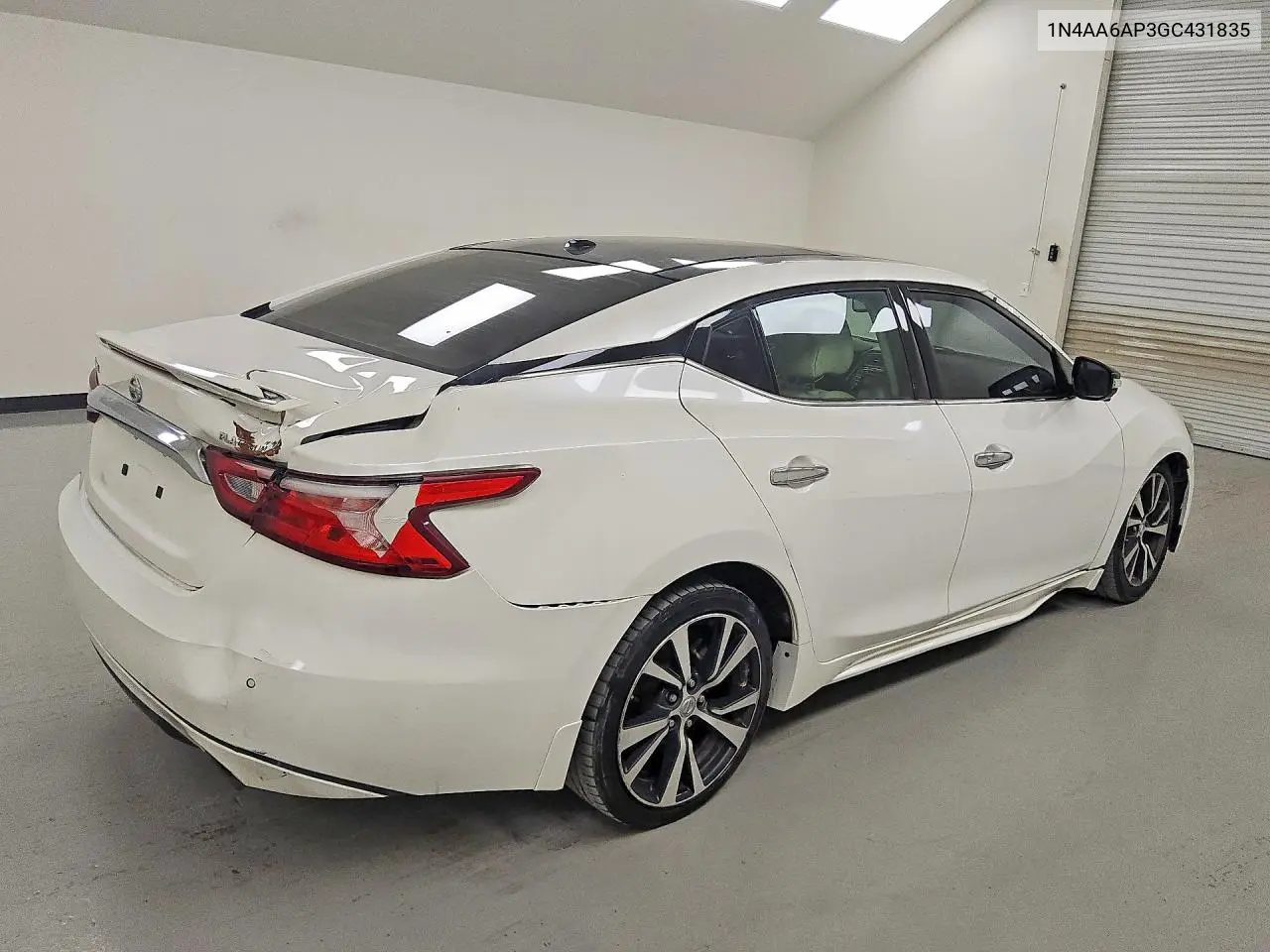 2016 NISSAN MAXIMA VIN 1N4AA6AP3GC431835 — фото 3