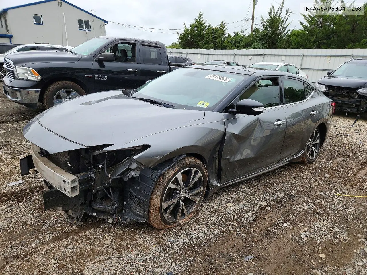 NISSAN MAXIMA 2016, VIN 1N4AA6AP5GC411263