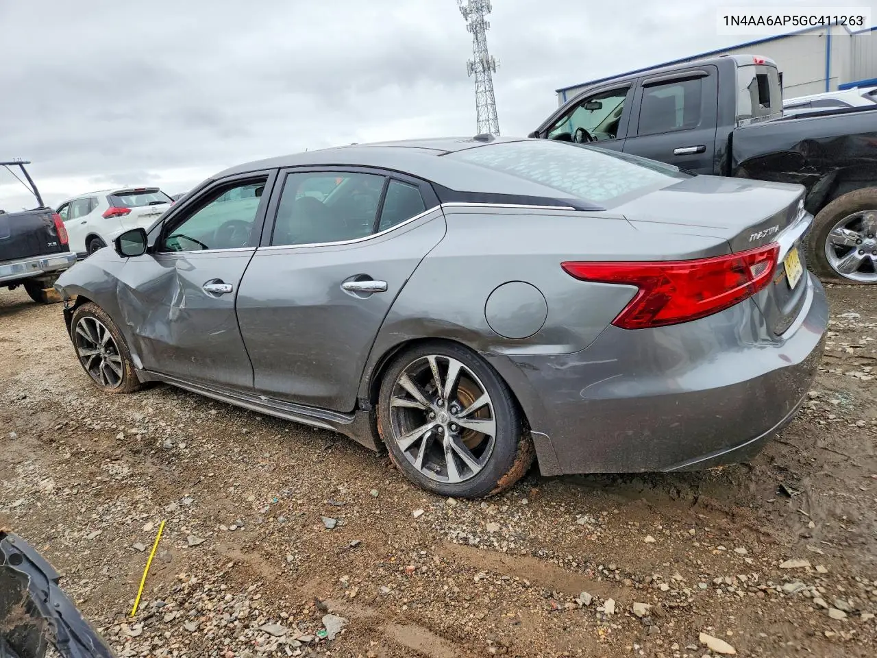 2016 NISSAN MAXIMA VIN 1N4AA6AP5GC411263 — фото 2