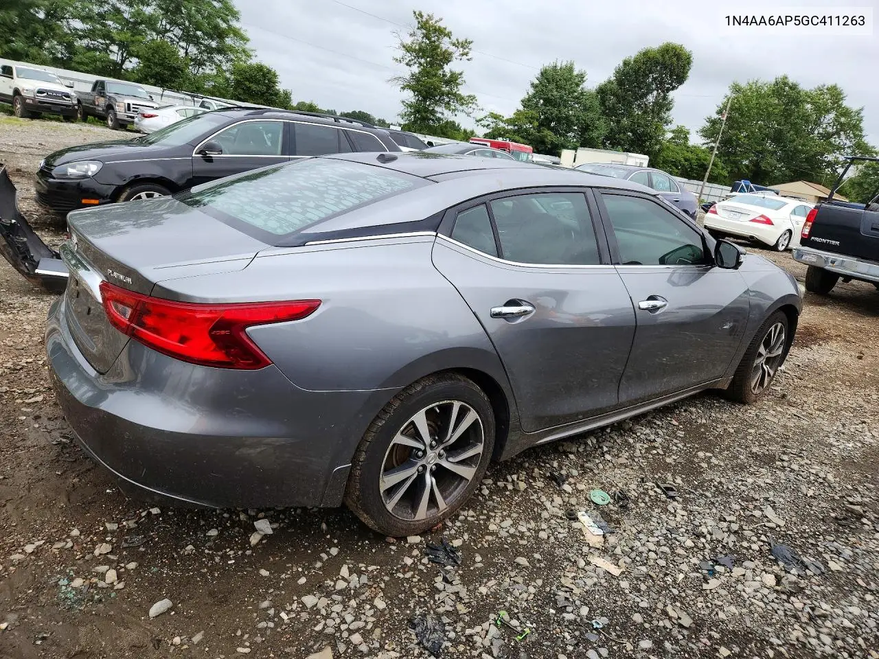 2016 NISSAN MAXIMA VIN 1N4AA6AP5GC411263 — фото 3