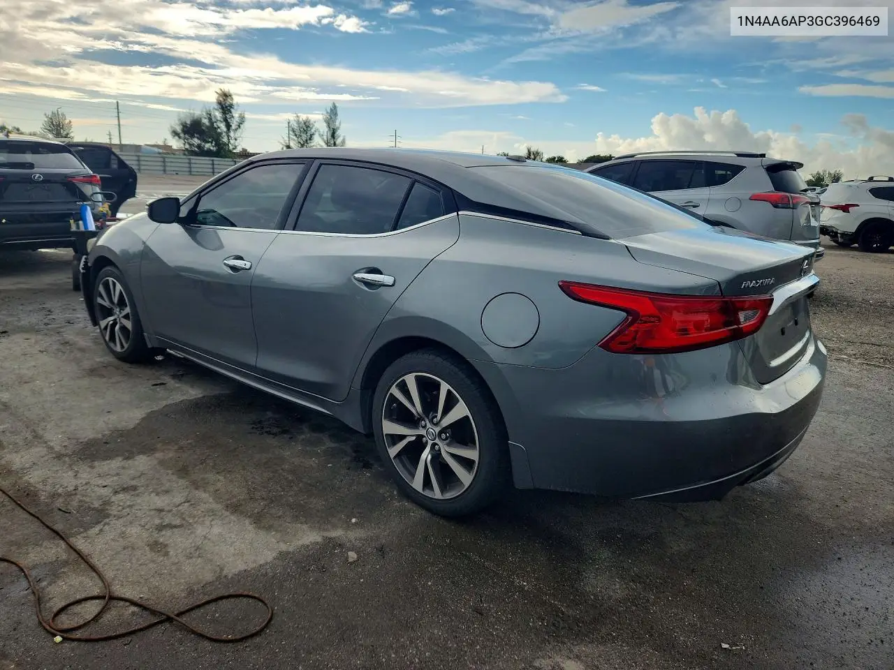 2016 NISSAN MAXIMA VIN 1N4AA6AP3GC396469 — фото 2
