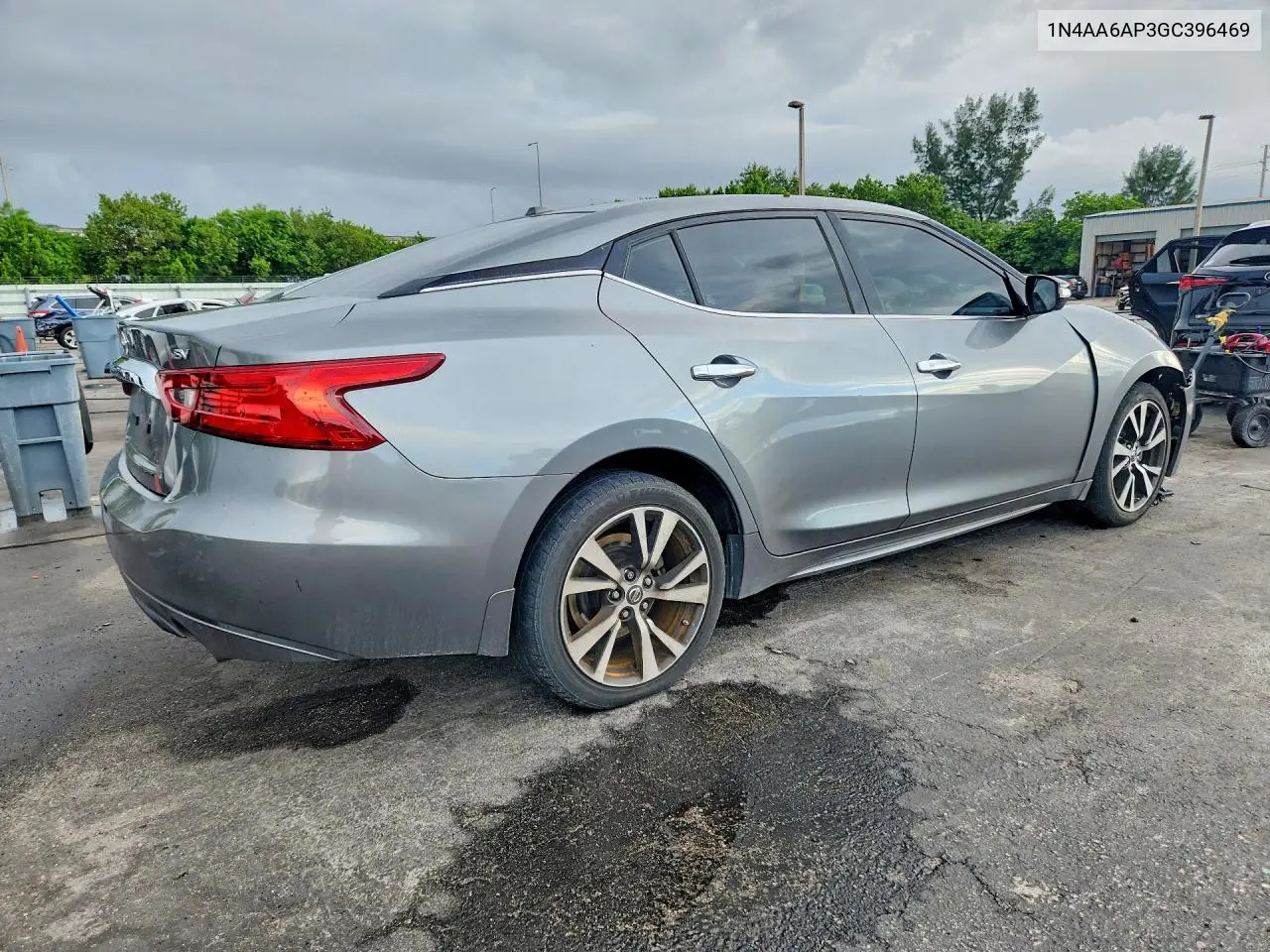 2016 NISSAN MAXIMA VIN 1N4AA6AP3GC396469 — фото 3