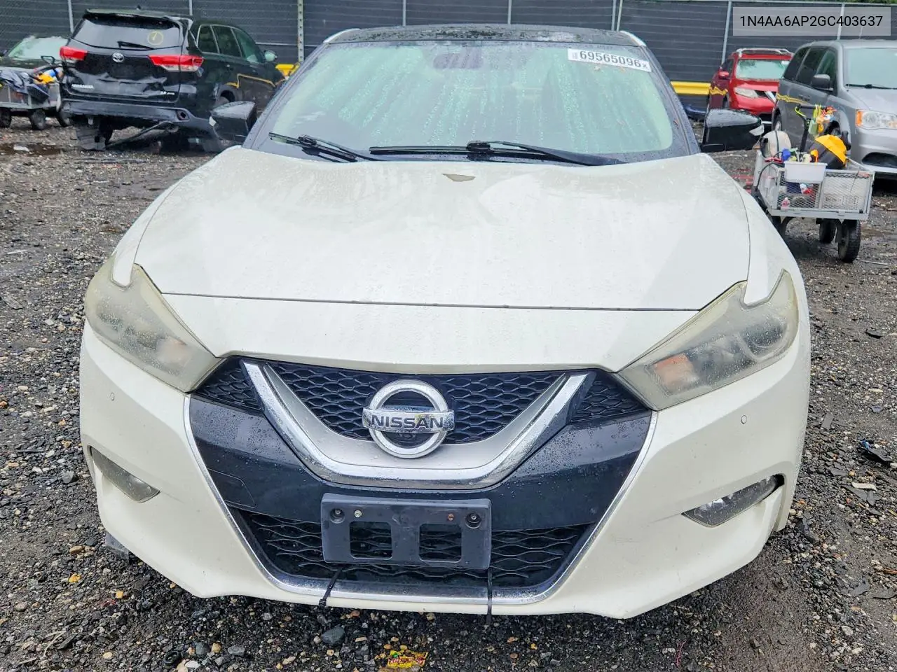 2016 NISSAN MAXIMA VIN 1N4AA6AP2GC403637 — фото 5