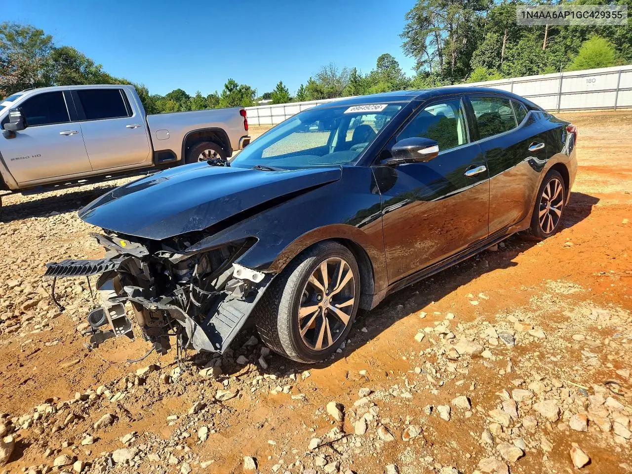 NISSAN MAXIMA 2016, VIN 1N4AA6AP1GC429355
