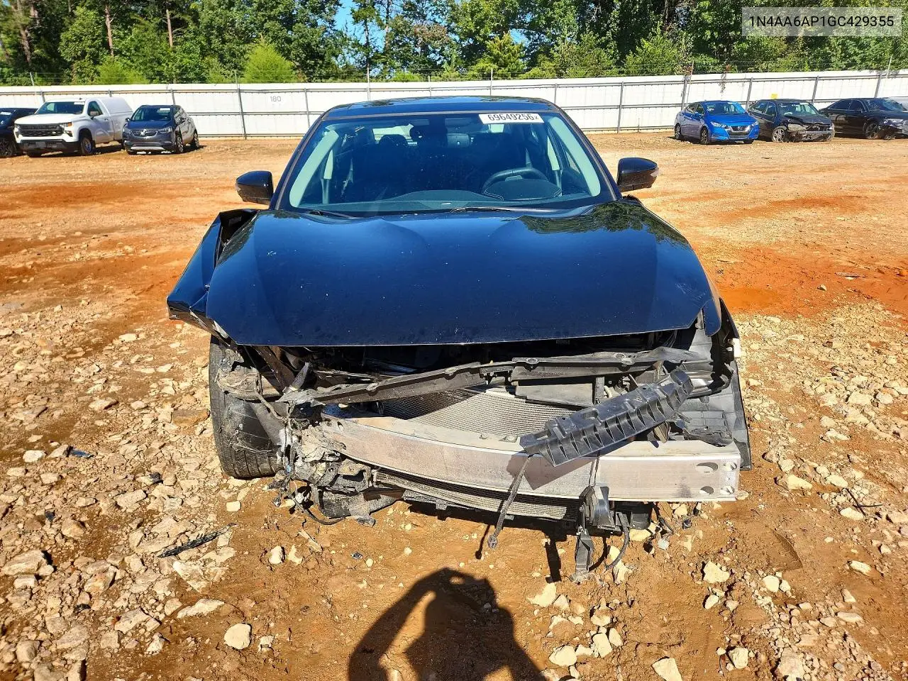 2016 NISSAN MAXIMA VIN 1N4AA6AP1GC429355 — фото 5