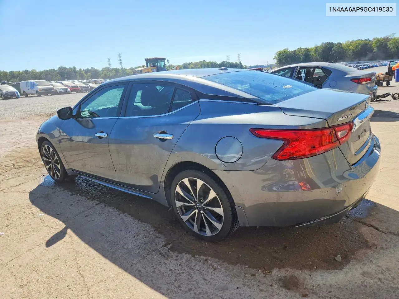 2016 NISSAN MAXIMA VIN 1N4AA6AP9GC419530 — фото 2
