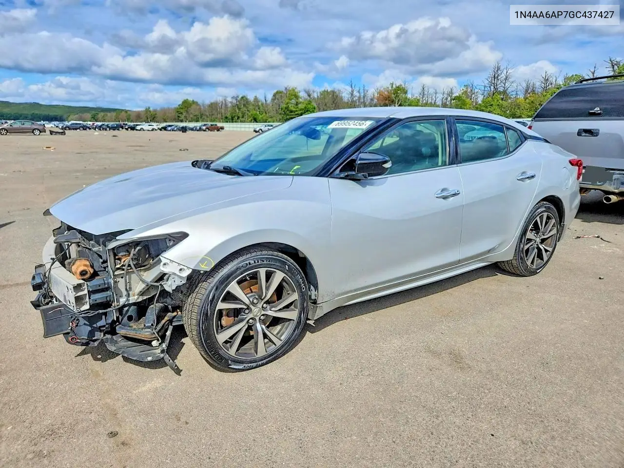 NISSAN MAXIMA 2016, VIN 1N4AA6AP7GC437427