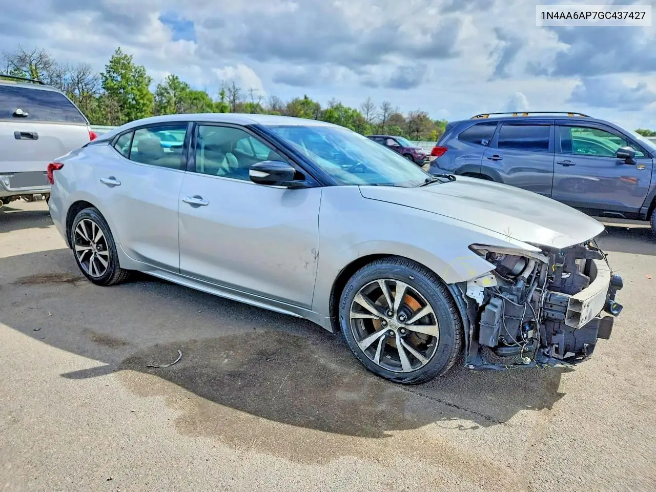 2016 NISSAN MAXIMA VIN 1N4AA6AP7GC437427 — фото 4