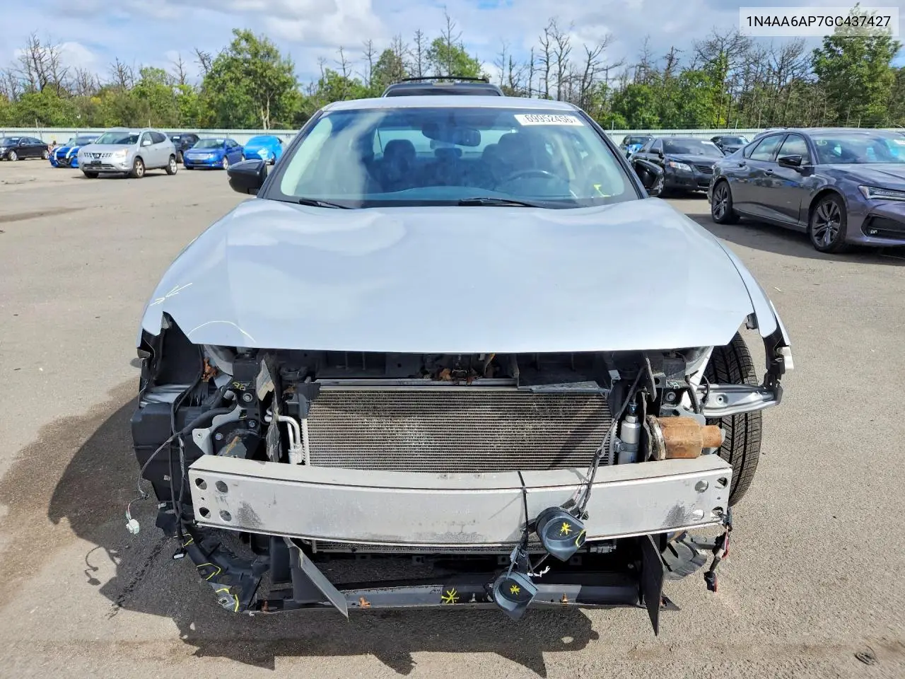 2016 NISSAN MAXIMA VIN 1N4AA6AP7GC437427 — фото 5