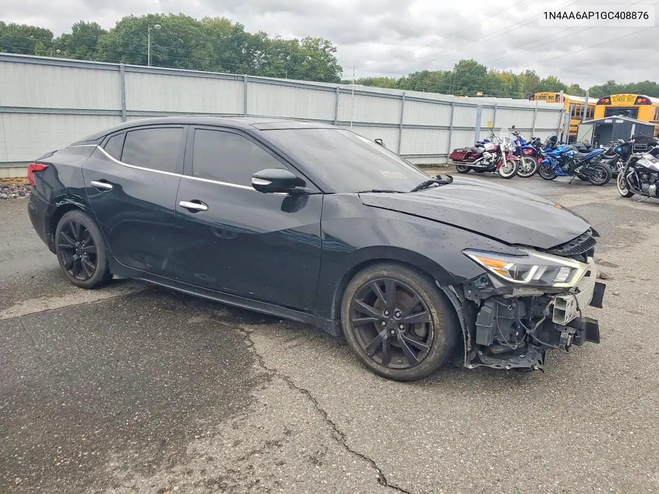 2016 NISSAN MAXIMA VIN 1N4AA6AP1GC408876 — фото 4
