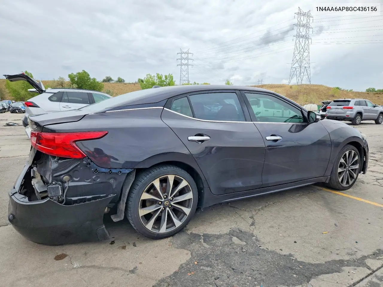 2016 NISSAN MAXIMA VIN 1N4AA6AP8GC436156 — фото 3