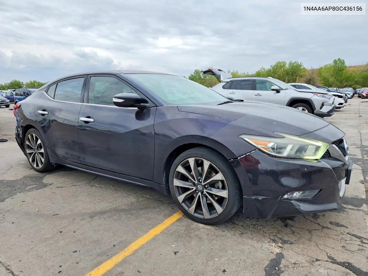2016 NISSAN MAXIMA VIN 1N4AA6AP8GC436156 — фото 4