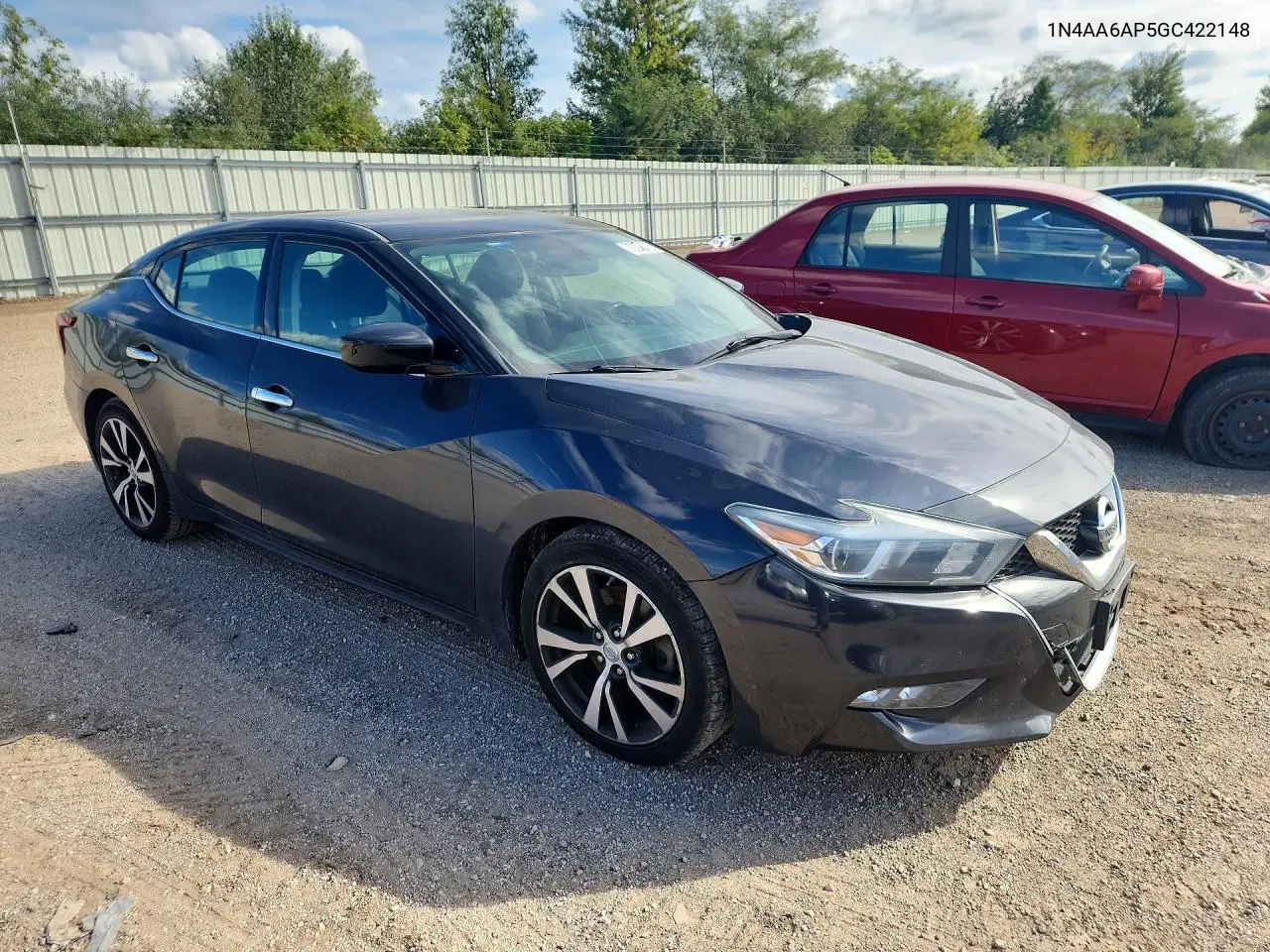 2016 NISSAN MAXIMA VIN 1N4AA6AP5GC422148 — фото 4