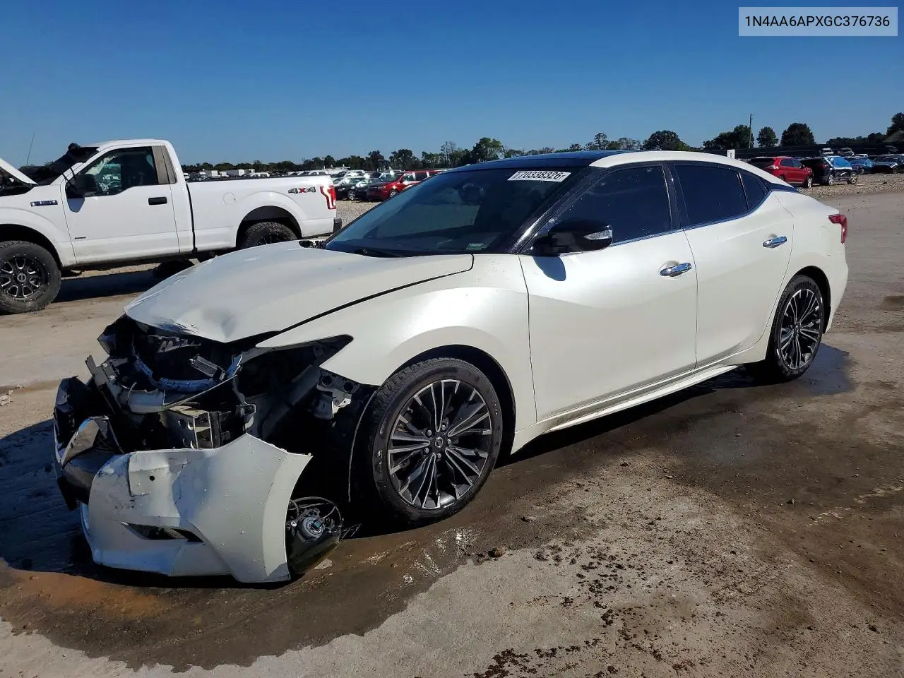 NISSAN MAXIMA 2016, VIN 1N4AA6APXGC376736