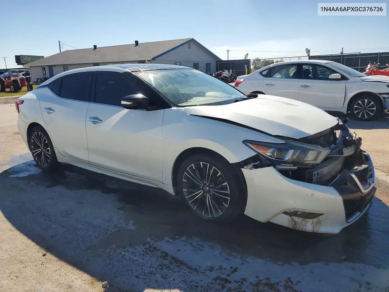 2016 NISSAN MAXIMA VIN 1N4AA6APXGC376736 — фото 4