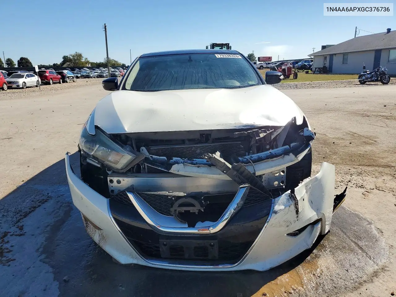 2016 NISSAN MAXIMA VIN 1N4AA6APXGC376736 — фото 5