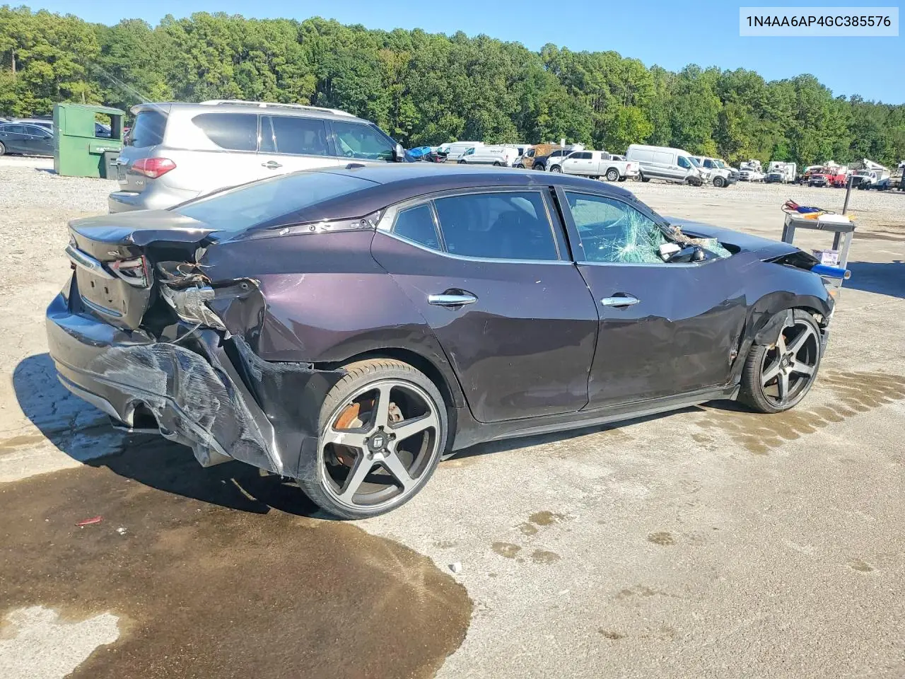 2016 NISSAN MAXIMA VIN 1N4AA6AP4GC385576 — фото 3