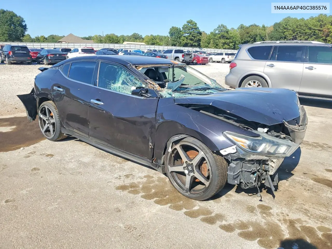 2016 NISSAN MAXIMA VIN 1N4AA6AP4GC385576 — фото 4