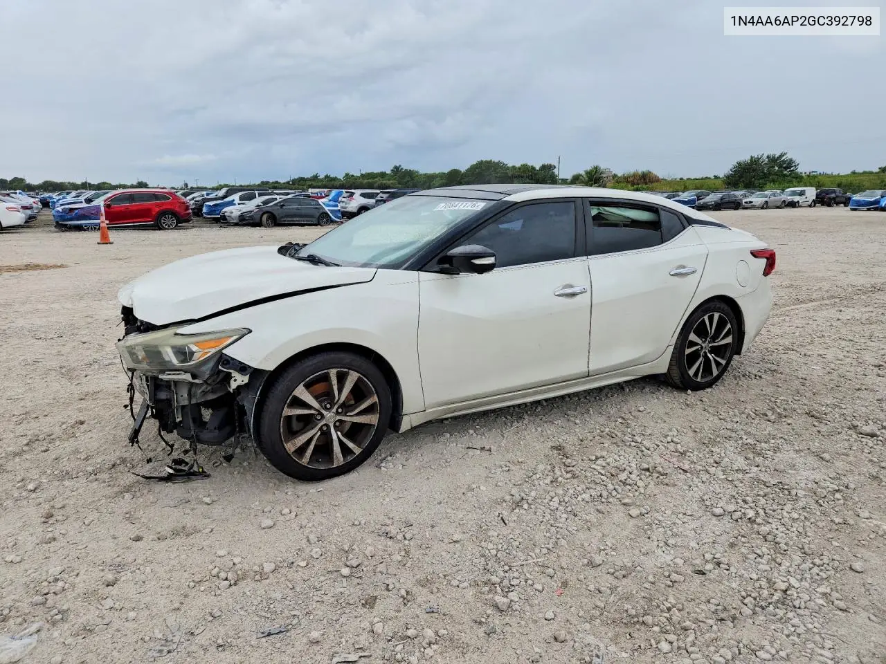 NISSAN MAXIMA 2016, VIN 1N4AA6AP2GC392798