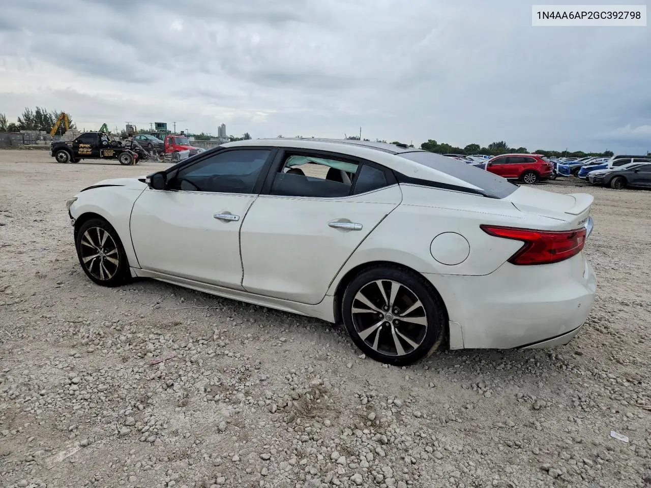 2016 NISSAN MAXIMA VIN 1N4AA6AP2GC392798 — фото 2