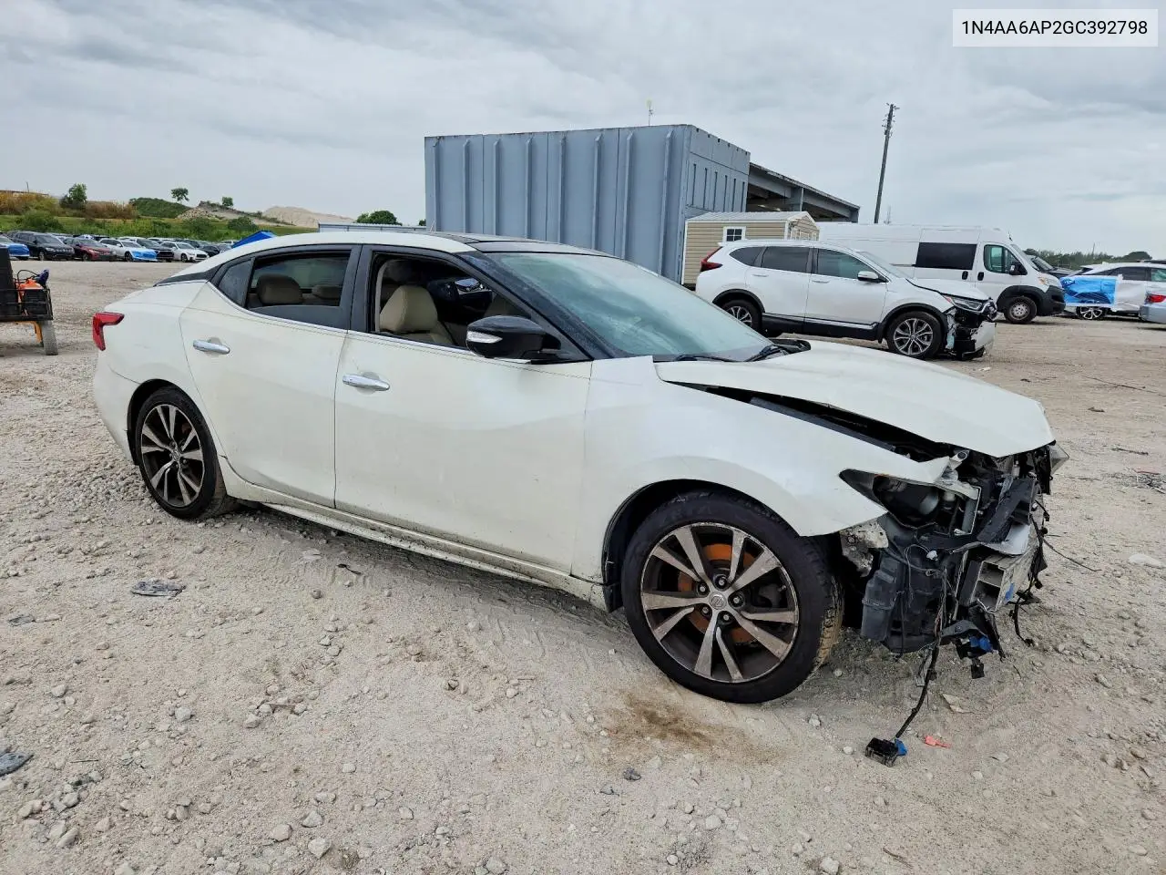 2016 NISSAN MAXIMA VIN 1N4AA6AP2GC392798 — фото 4