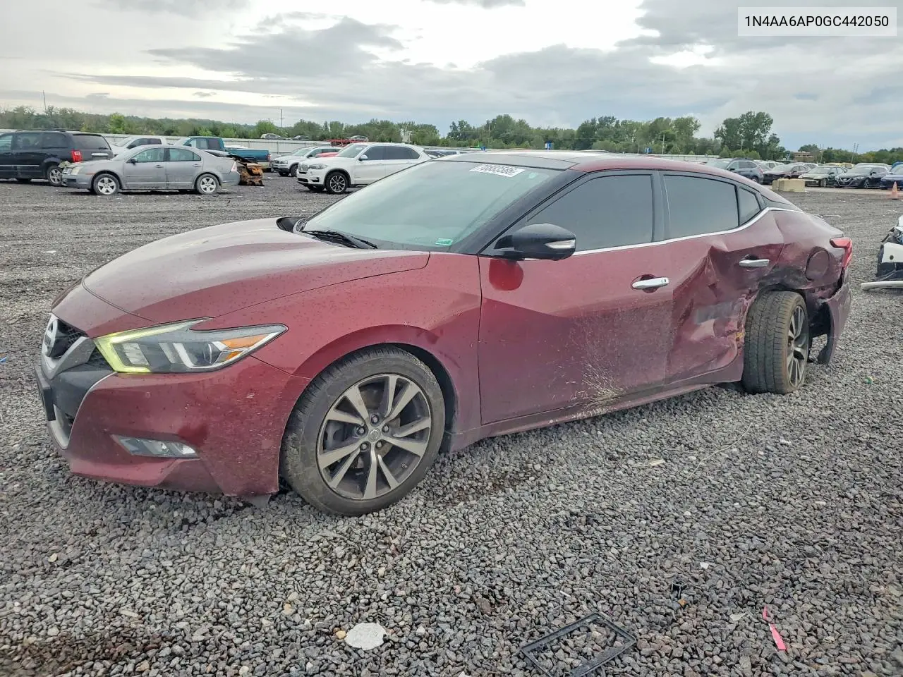NISSAN MAXIMA 2016, VIN 1N4AA6AP0GC442050