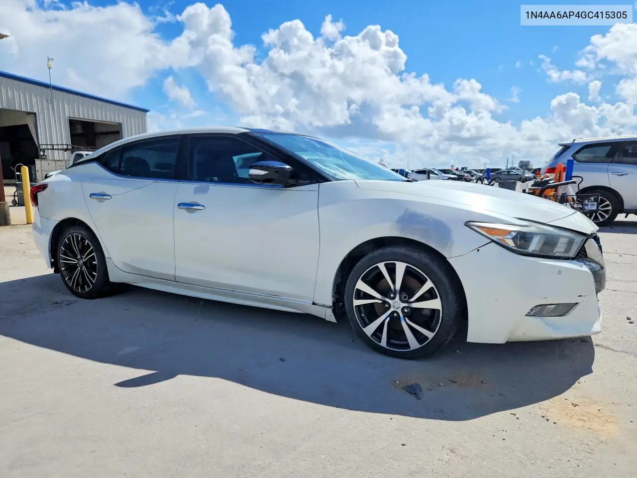 2016 NISSAN MAXIMA VIN 1N4AA6AP4GC415305 — фото 4