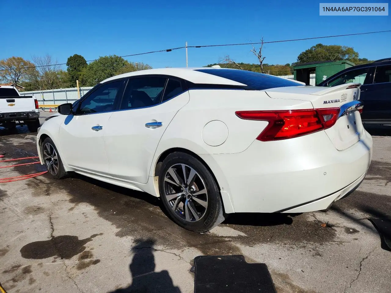 2016 NISSAN MAXIMA VIN 1N4AA6AP7GC391064 — фото 2