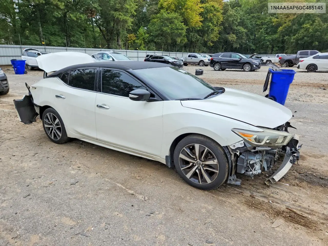 2016 NISSAN MAXIMA VIN 1N4AA6AP6GC485145 — фото 4