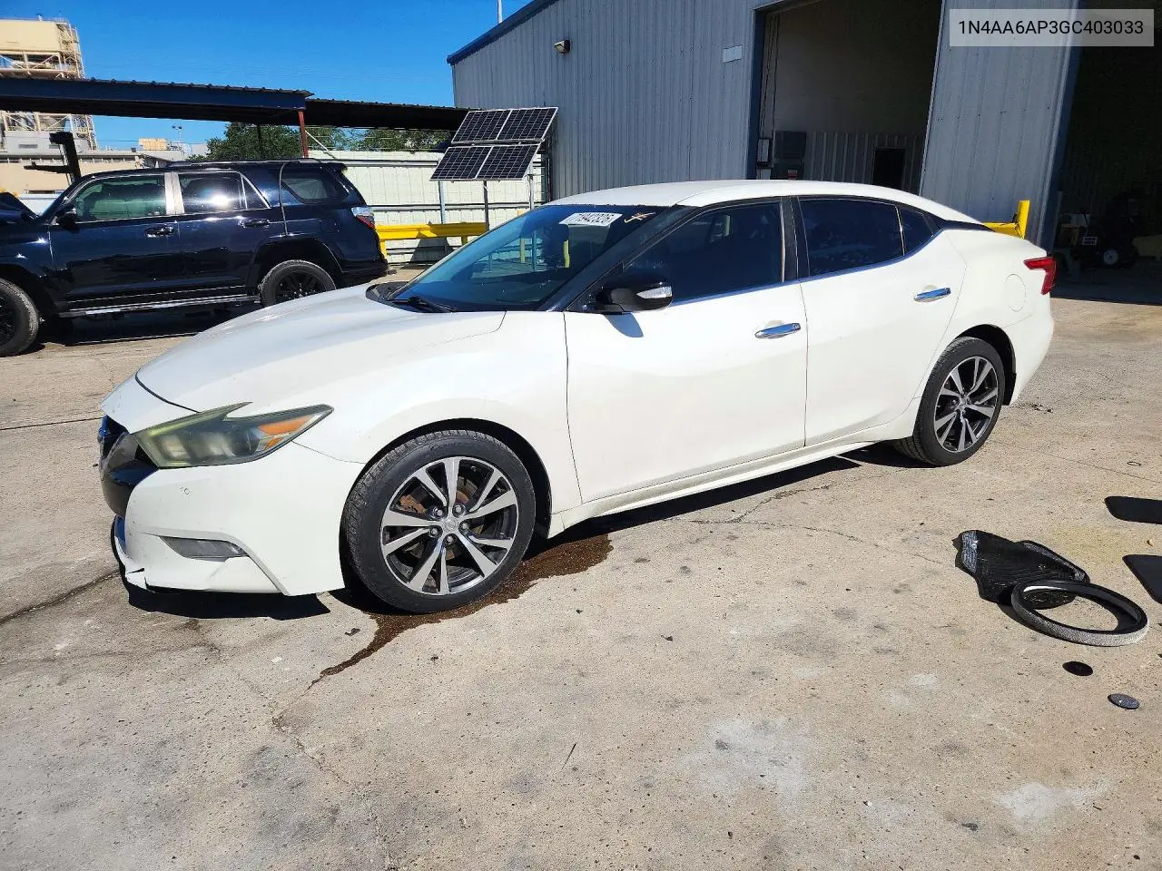 NISSAN MAXIMA 2016, VIN 1N4AA6AP3GC403033