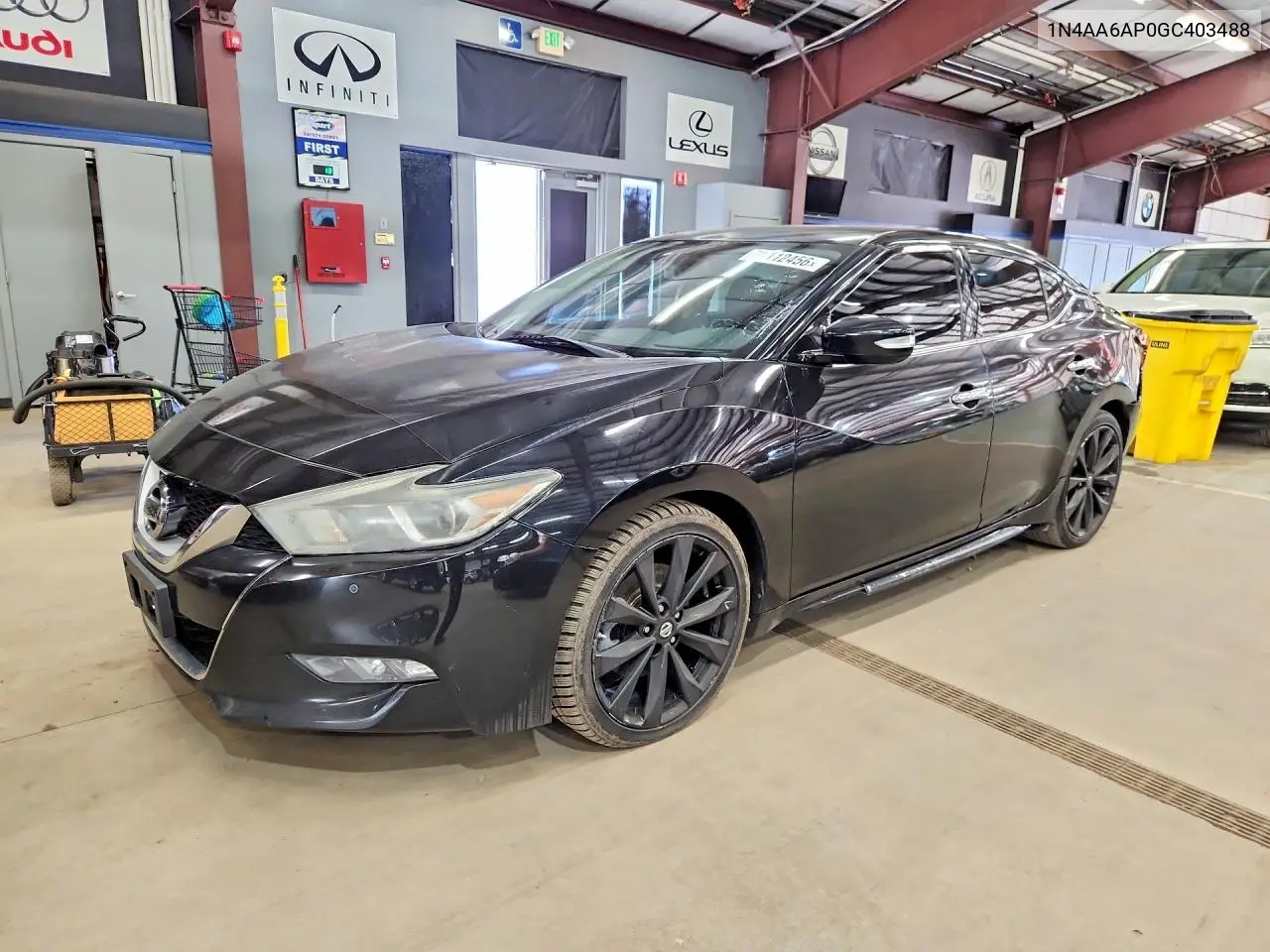 NISSAN MAXIMA 2016, VIN 1N4AA6AP0GC403488