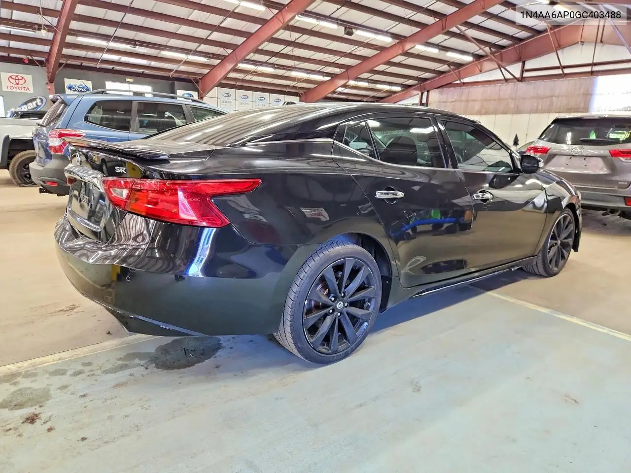 2016 NISSAN MAXIMA VIN 1N4AA6AP0GC403488 — фото 3