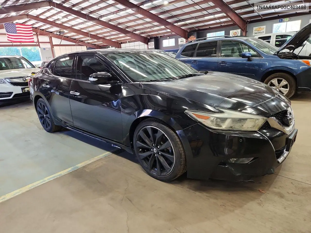 2016 NISSAN MAXIMA VIN 1N4AA6AP0GC403488 — фото 4