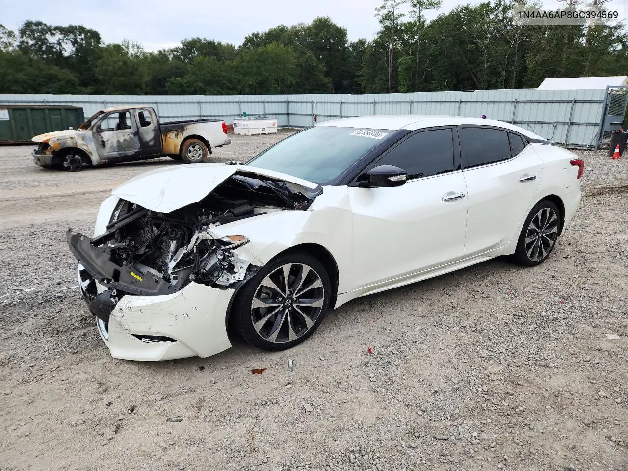 NISSAN MAXIMA 2016, VIN 1N4AA6AP8GC394569