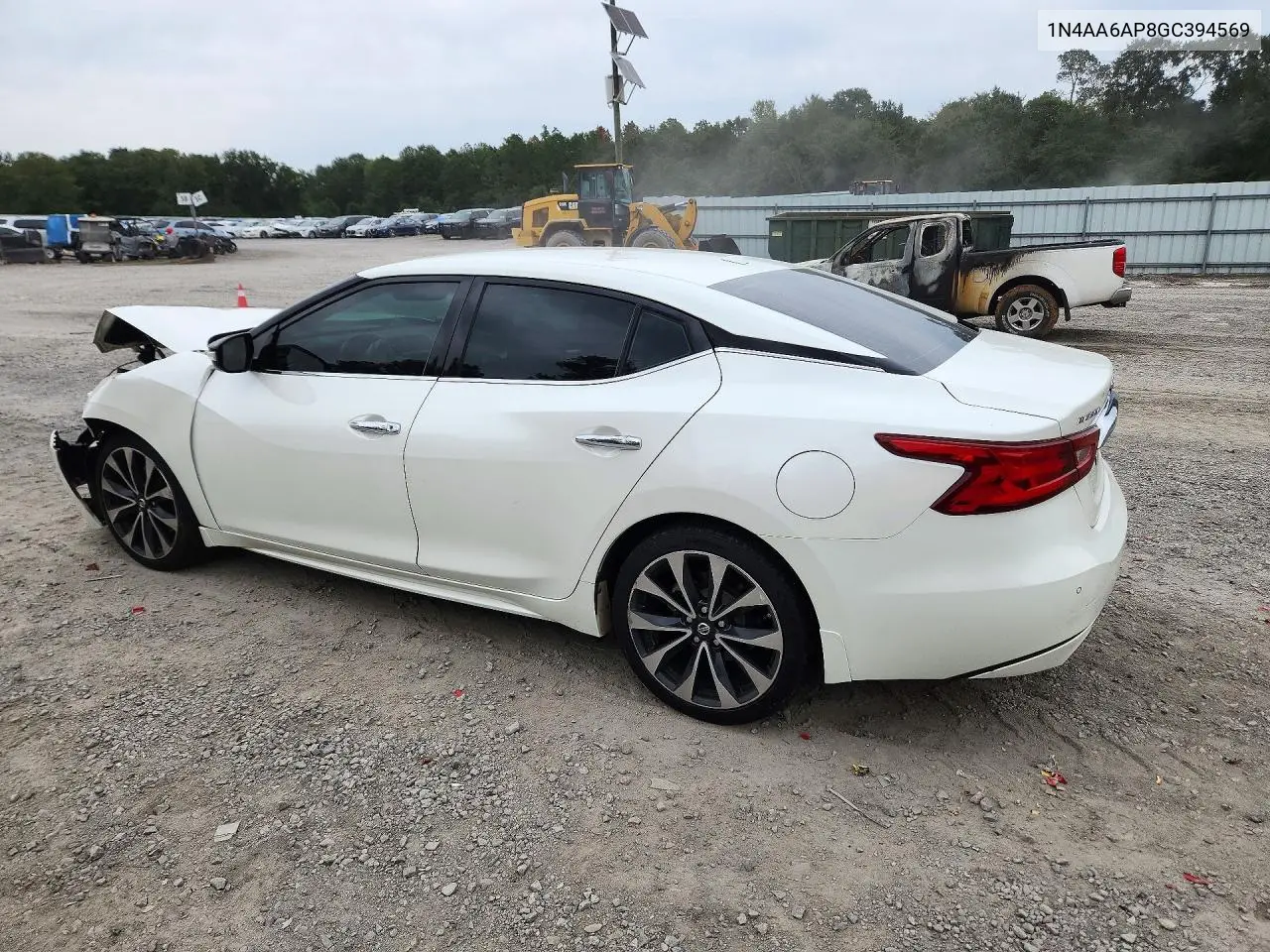 2016 NISSAN MAXIMA VIN 1N4AA6AP8GC394569 — фото 2
