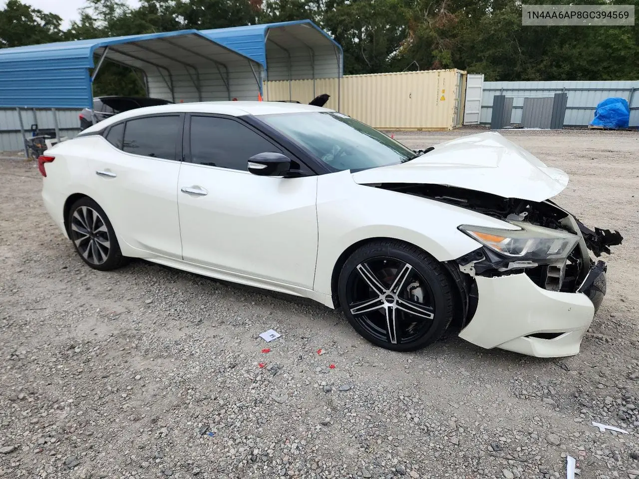 2016 NISSAN MAXIMA VIN 1N4AA6AP8GC394569 — фото 4