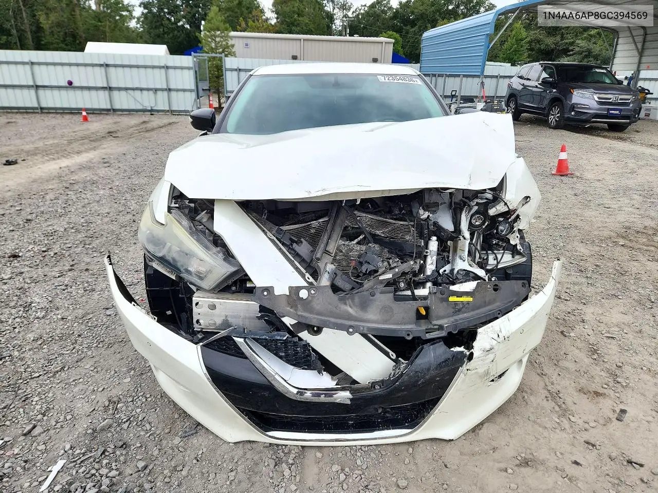 2016 NISSAN MAXIMA VIN 1N4AA6AP8GC394569 — фото 5